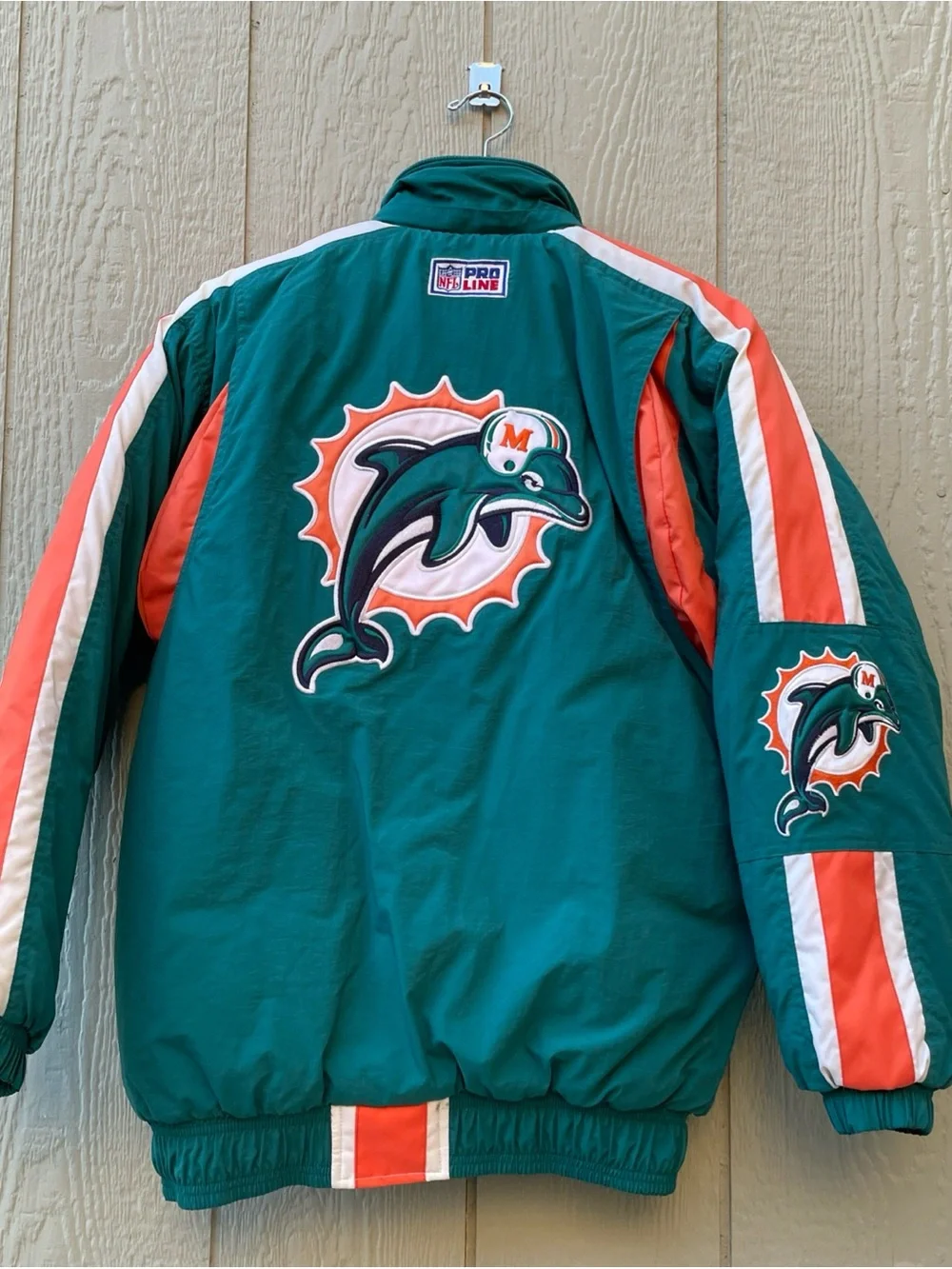 Miami‎ Dolphins Starter Pro Line Jacket Coat Mens Small VTG *No Hoodie